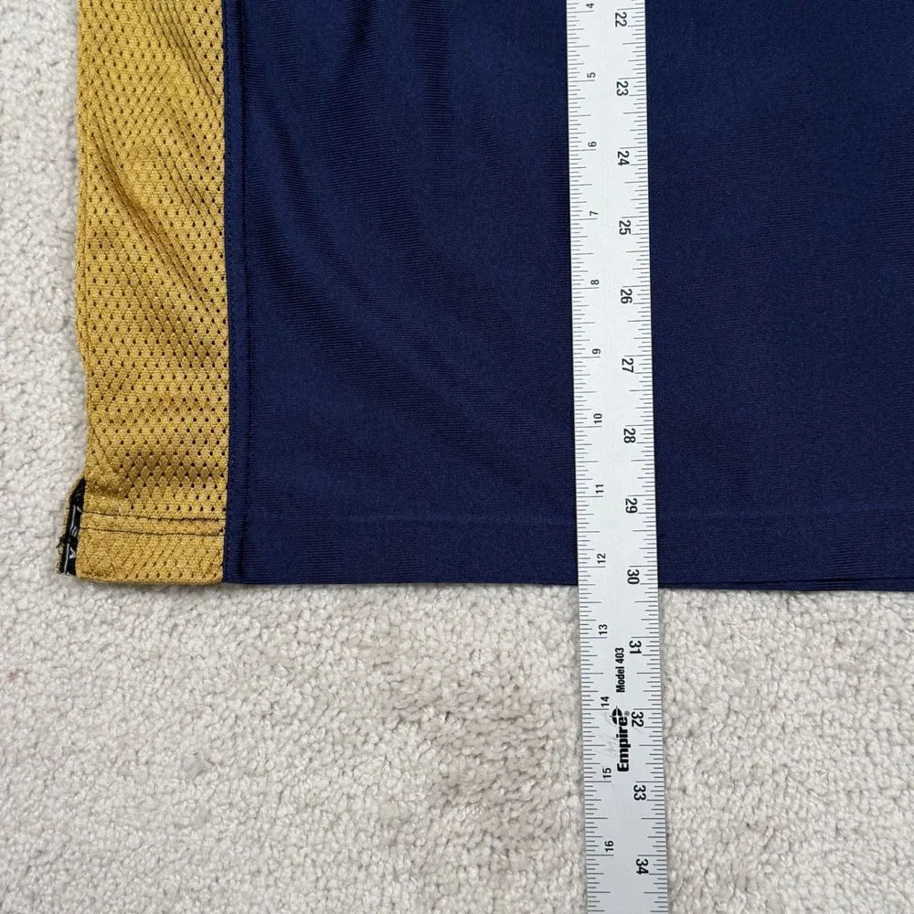 VTG 90s Starter Team Panthers Football Jersey Navy Gold Mens 3XL Made In Macau